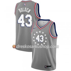 Muški NBA Dres Philadelphia 76ers Jonah Bolden 43 Nike 2018-19 City Edition Siva Swingman